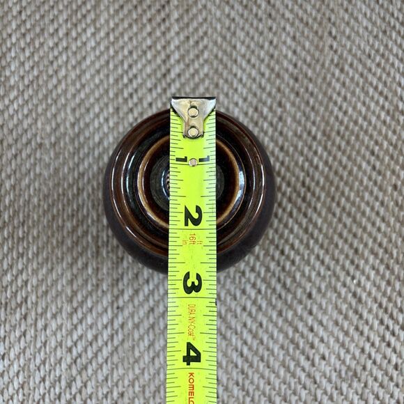 Americana Primitive Pottery  Small Crock With Lid - Picture 11 of 11